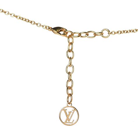 louis vuitton v necklace silver|louis vuitton v necklace price.